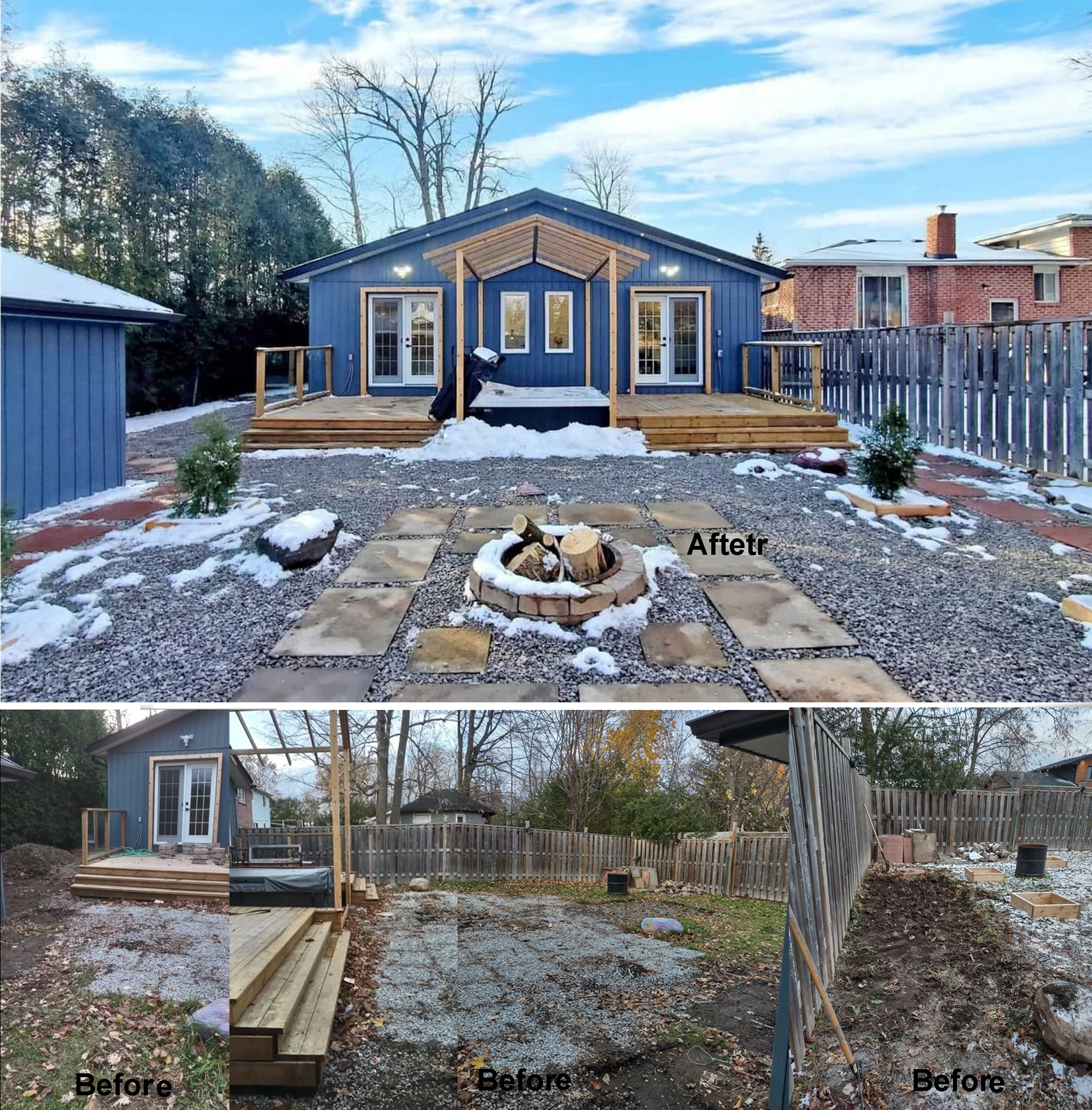 Custom Deck & Landscaping